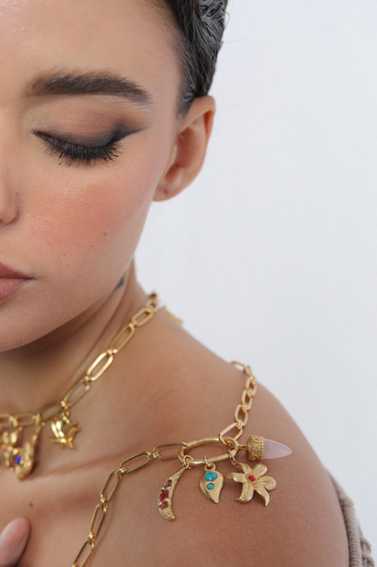 Petite Fortuna Charms Necklace