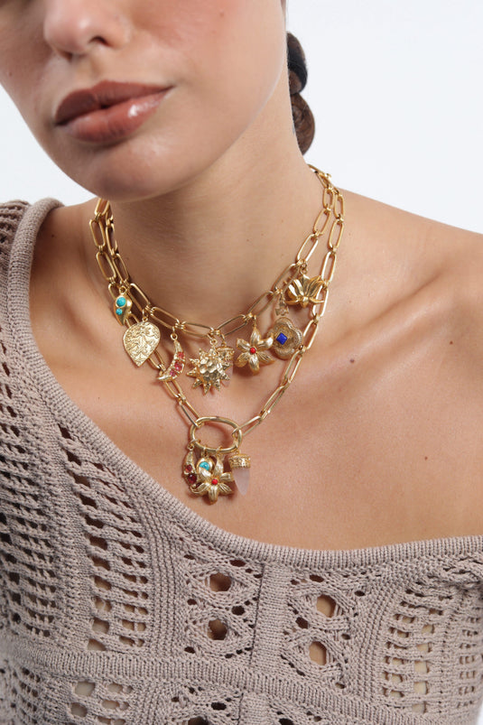 Petite Fortuna Charms Necklace
