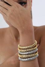 Load image into Gallery viewer, Helix Mixed Bangle Stack

