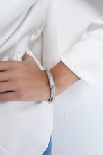 Load image into Gallery viewer, Helix Bangle Silver

