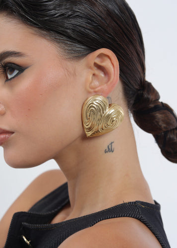 (Not So) Little Hearts Button Studs