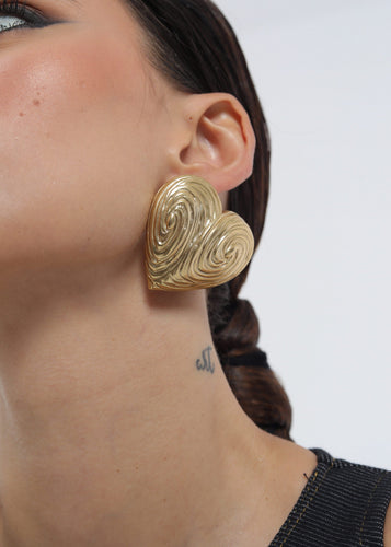 (Not So) Little Hearts Button Studs