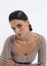 Load image into Gallery viewer, Tara Cross Hoops
