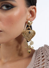 Load image into Gallery viewer, Cordelia Key Heart Earrings
