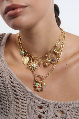 Porta + Petite Fortuna Charms Necklace