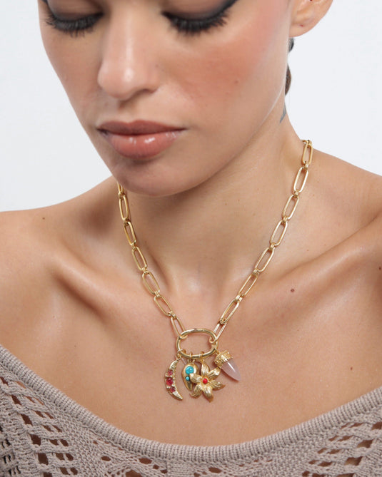 Petite Fortuna Charms Necklace