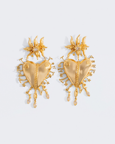 Masoom Chunky Heart Earrings