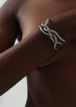 Load image into Gallery viewer, Entwined Bangle Silver
