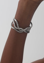 Load image into Gallery viewer, Entwined Bangle Silver
