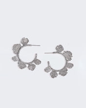 Load image into Gallery viewer, Cleo Midi Hoops Silver
