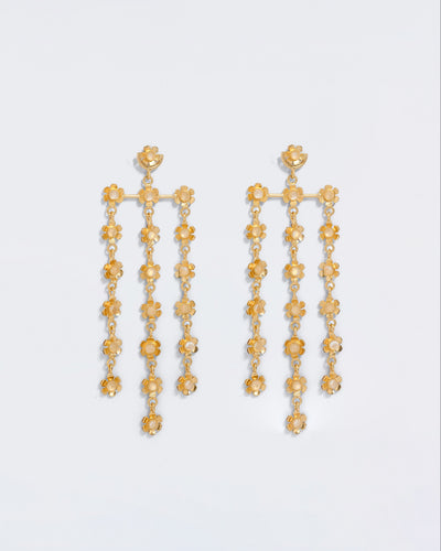 Masharabiya Earrings- Moonstone