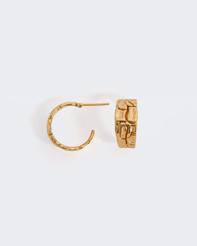 Kingtsugi Mini Hoops Golden