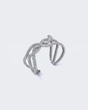 Load image into Gallery viewer, Entwined Bangle Silver
