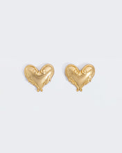 Load image into Gallery viewer, Heart Of Gold Studs
