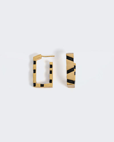 Positano Earrings - Charcoal
