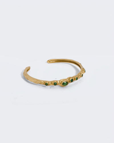Chelsea Bangle - Emerald