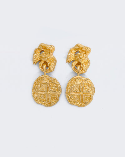 Medallion Earrings