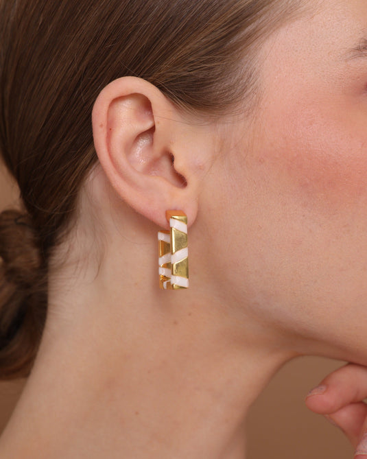 Positano Earrings - Ivory
